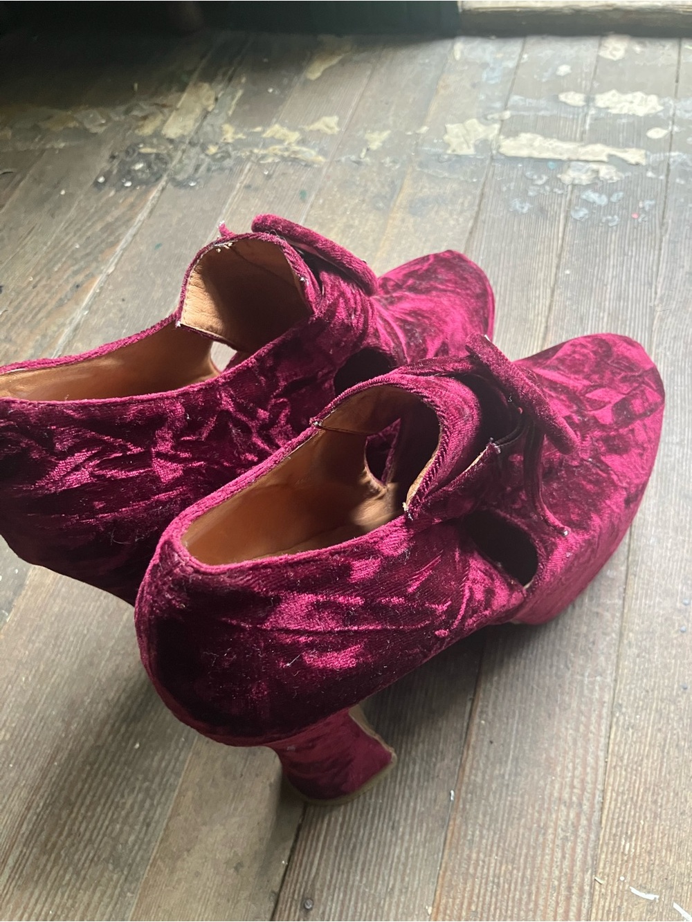 Jeffery Campbell velvet platforms - Picture 4 of 10